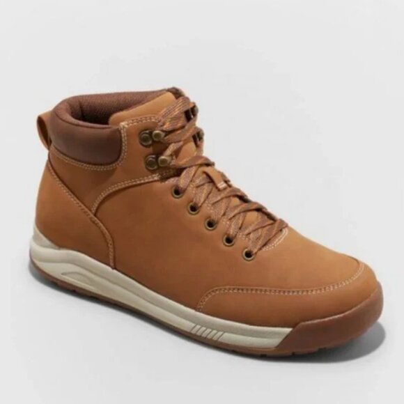 Men's Anders Brown Mid Calf Hiker Boot - Goodfellow & Co 10.5 - Picture 1 of 2